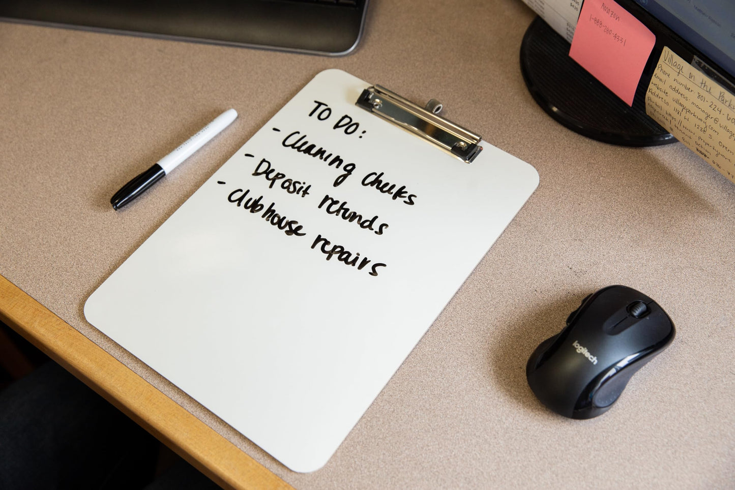 Dry Erase Clipboard (30pc Set) with White Board Markers | Small White Board Dry Erase Clipboards for Classroom, to Do List White Board Small Clip Boards - Class Pack, 30 Dry Erase Markers Included!
