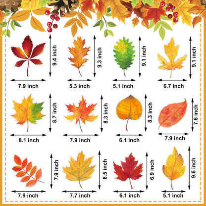 30 Pcs Fall Leaves Hanging Swirls Thanksgiving Maple Leaf Swirls Streamers Thanksgiving Ceiling Hanging Decorations for Fall Themed Harvest Home Classroom Office Party Supplies