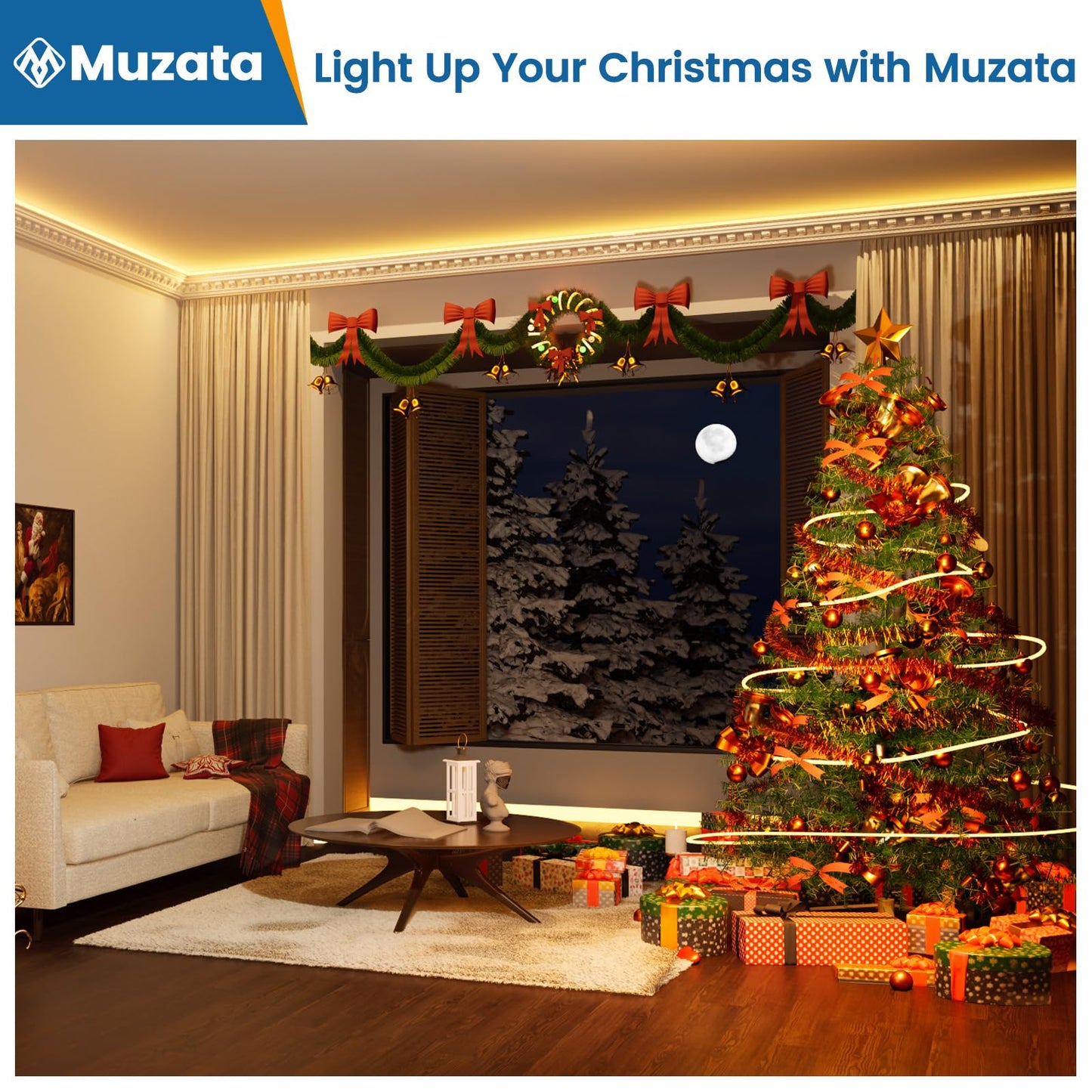 Muzata 20Pack 3.3FT/1M LED Channel Aluminum U Shape Silver LED Strip Diffuser Channel with Milky White Cover Easy Installation U1SW WW 1M
