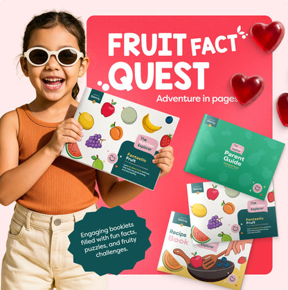 Baketivity Fantastic Fruit Box – Birthday Gift for Kids – Nutrition STEM Activity Kit with Recipes & Crafts – DIY Fruit Gummies Kit & Educational Food Science Set
