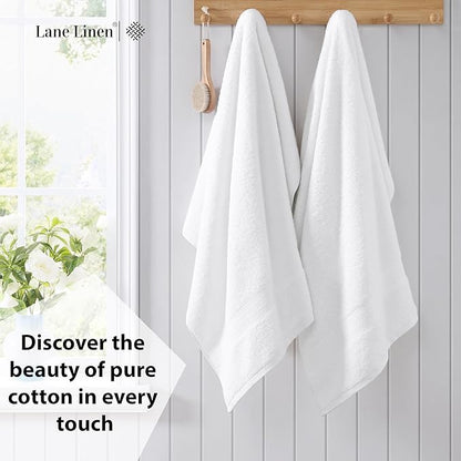LANE LINEN Set of 4 Bath Towel