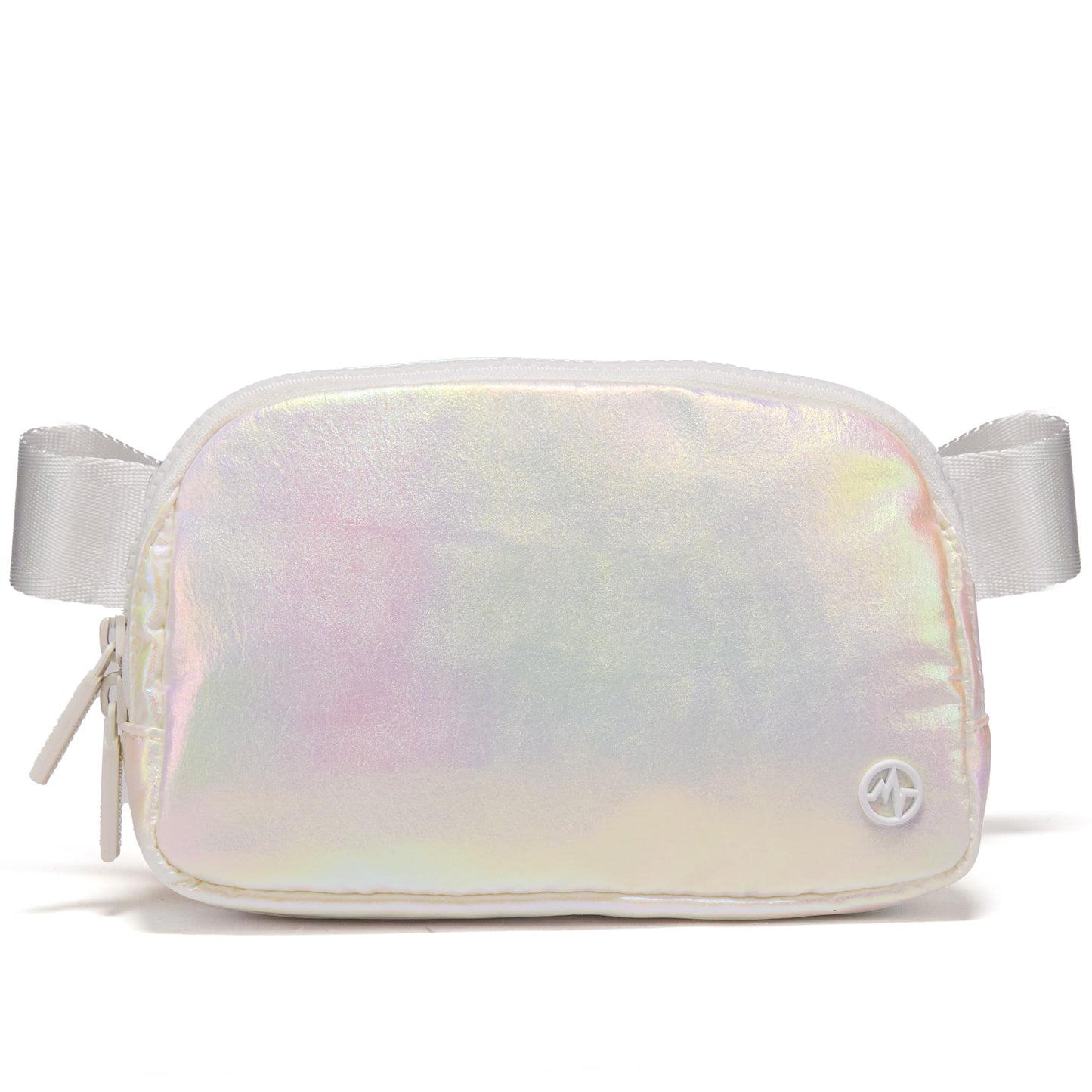 Pander Two Way Zipper Fanny Pack Nylon Everywhere Belt Bag for Women, Water Repellent Waist Packs, Crossbody Bags with Adjustable Strap (Black).