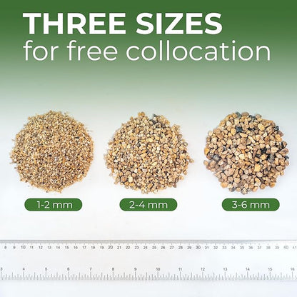 Aquarium Gravel 20 lbs, 3-6mm Fish Tank Gravel, Succulent Cactus Pea Gravel for Indoor Plants, River Rocks for Gardening, Flower Pots, Vase Fillers, Garden Landscaping