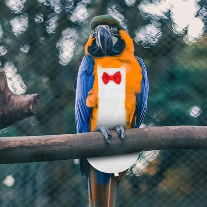 Generic Bird Diaper Flight Suit for Parrots Breathable Diaper Clothing Accessory for Birds for Indoor and Outdoor Use Easy to Wear and Wash