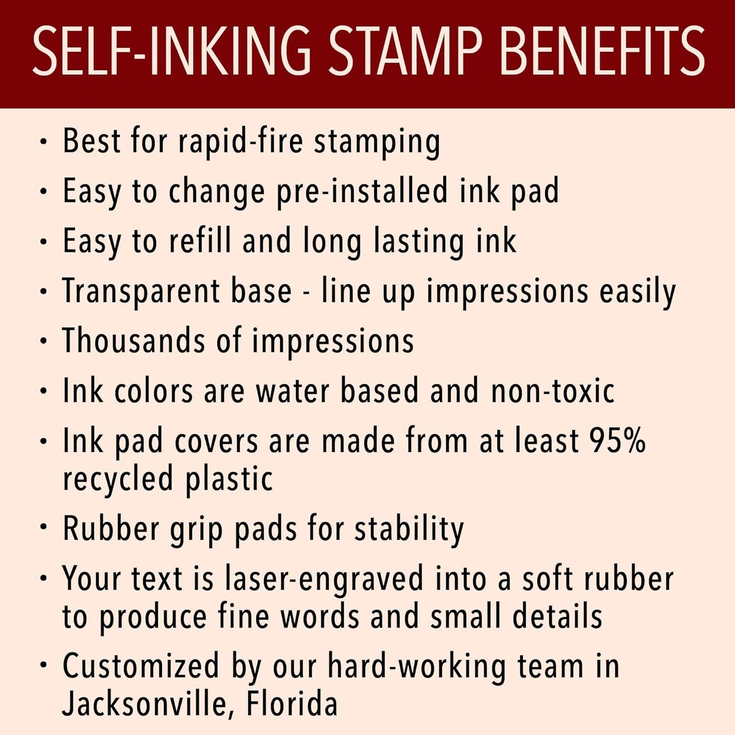 Nebraska Round Notary Stamp | Official State Notary Stamp | Official Seals | Meets State Specifications (Nebraska, Round Stamp)