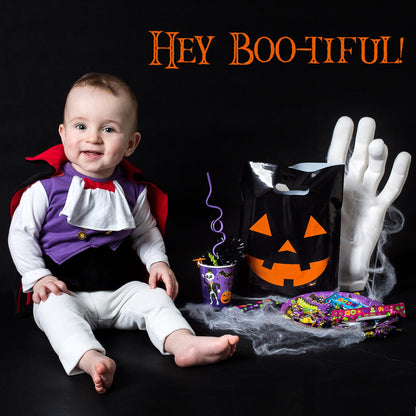 Choice Marts 100 Halloween Bags 9"x12" Glossy Great For Goodies Also Perfect as Small Halloween Bags For Trick or Treat
