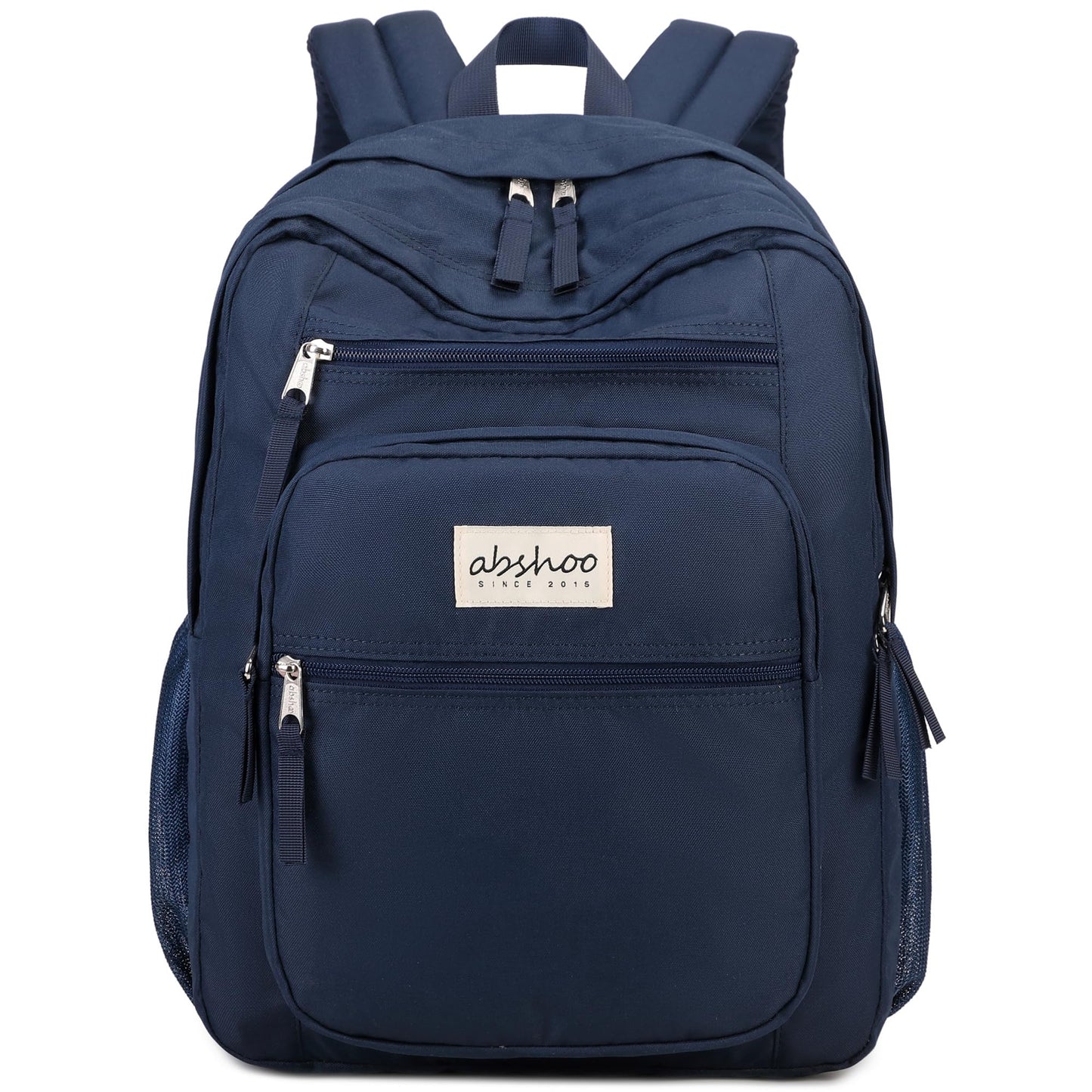 abshoo 34L Big Student Backpack for School Water Resistant Lightweight College Bookbag Travel Backpack (Navy)