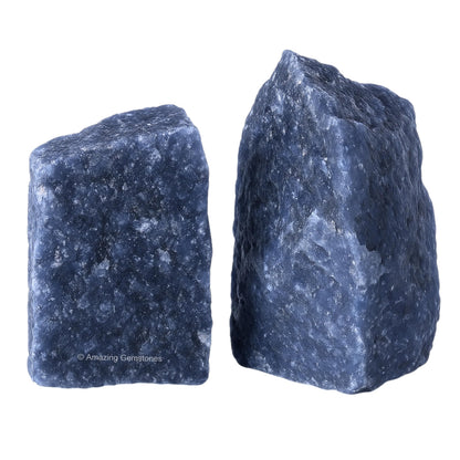 Amazing Gemstone Blue Aventurine Raw Crystals and Healing Stones, Natural Rocks for Tumbling and DIY Raw Stones and Crystals (1 Piece)
