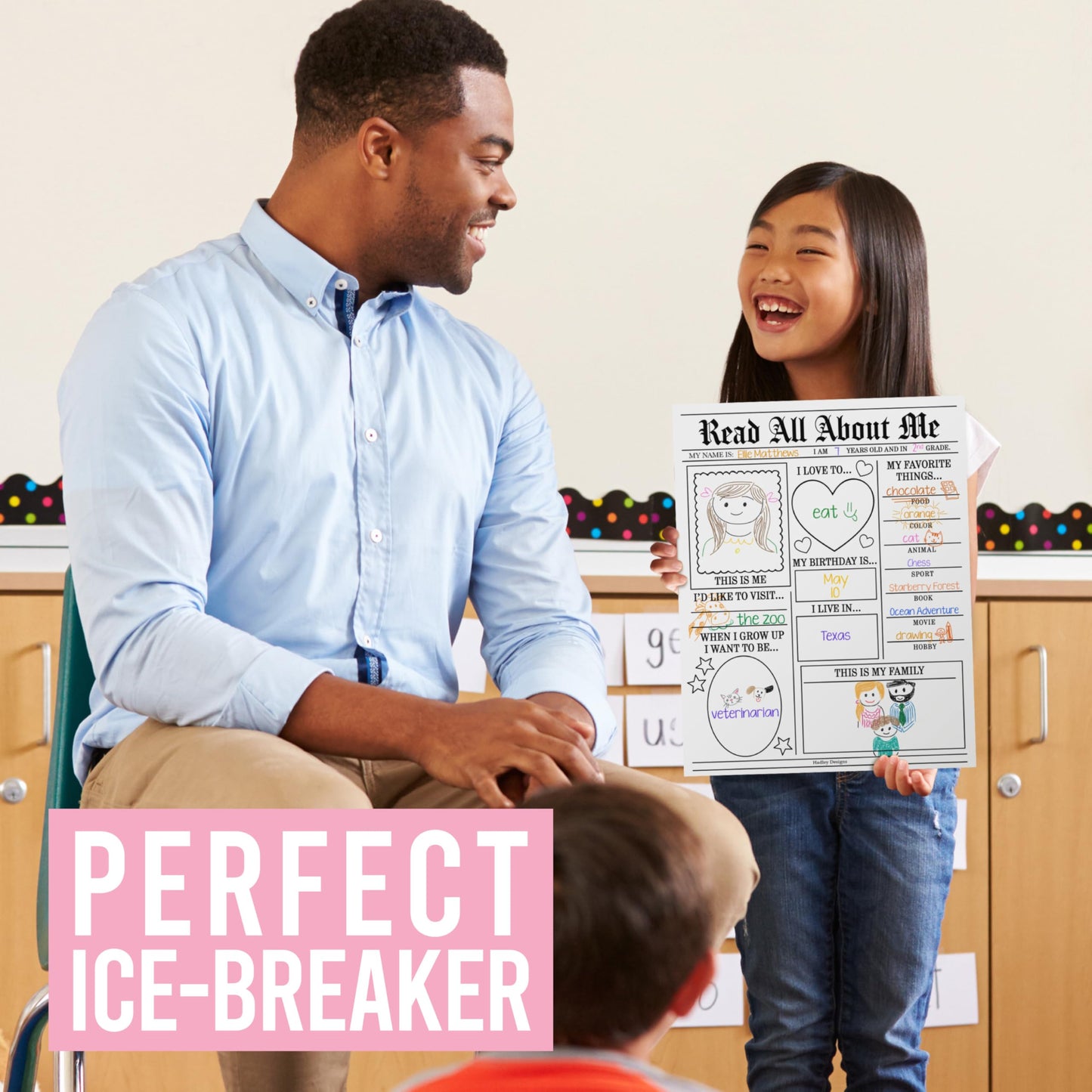 All About Me Posters for Classroom Must Haves - 20 Star Student Poster, 100 Days of School Items, Star of The Week Poster Elementary Classroom Decor, End of School Year Teacher Supplies