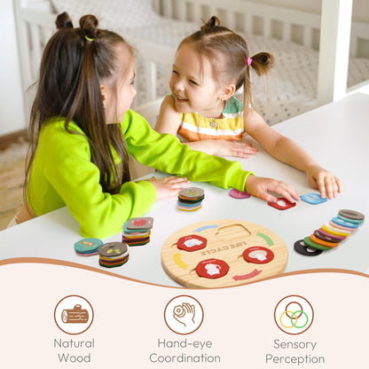 Woodtoe Life Cycle Toys for Kids, 12 Themes Montessori Preschool Science Center Materials, Wooden Learning & Educational Toys for Toddlers, Learning Game STEM Birthday Toys for Boy Girl Age 3-6