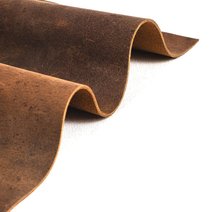 Genuine Leather Roll & Sheets Set of 4 | Soft Leather, Quality Raw, Sheet & Roll 12" x 12" + 36" Cord