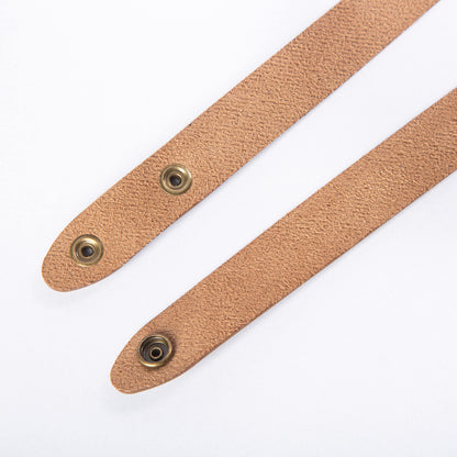 PU Leather Curtain Tie Backs, Ring Clips Curtain Holdabakcs Buckle for Window Draperies of Home Hotel Curtain Holders, Rope Decoration Creative Curtains Buckle Modern Minimalist Set of 2 (Dark Brown)