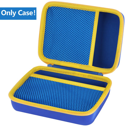 Lebakort Storage Case Compatible with LeapFrog Fridge Phonics Magnetic Letter Set (Sky Blue+Yellow Case)