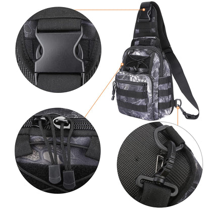 G4Free Outdoor Tactical Bag Backpack, Military Sport Bag Pack Sling Shoulder Backpack Tactical Pack for Every Day Carry
