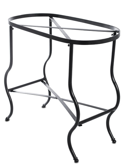 BirdRock Home Stainless Steel Beverage Tub with Stand - Oval - Bottom Tray - Party Drink Holder - Wooden Handles - Outdoor or Indoor Use - Free Standing