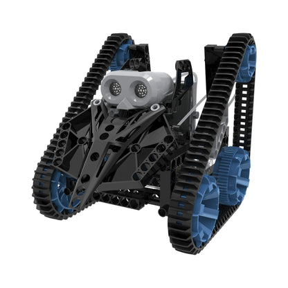 Thames & Kosmos | Robotics Smart Machines: Tracks & Treads | for Kids 8+ | STEM Kit Builds 8 Robots | Color Manual to Help with Assembly | Requires Tablet or Smartphone | Parents' Choice Silver Award