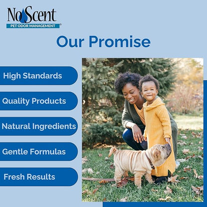 No Scent Pet Fur - Professional Dog & Cat Grooming Odor Eliminator & Coat Cleaner Between Bath Spray - Safe Natural Fast Microencapsulating Smell Remover and Fur Freshener for All Pets (32 oz)