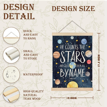 URLLUAE Solar Space Wal Decor Poster Hanger Frame, Outer Space Nursery Decor, System Wall Art, Solar System for Kids Room Decoration for Boys Room,12x16 Inches