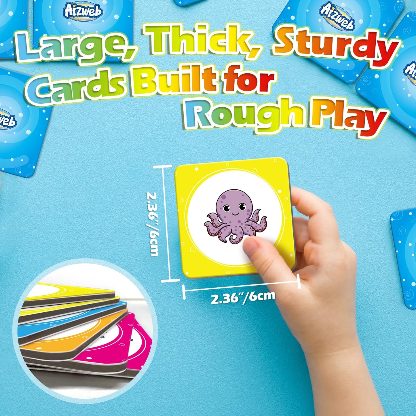 Aizweb Match Game,Memory Game,40 Pcs Toddler Card Games for Boys Girls Kids Ages 3 4 5 6,Flash Cards for Preschool Kindergarten Learning Activities,Educational Toys Homechool Supplies
