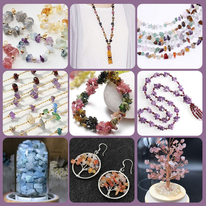 HAAMIIQII 5-8mm Natural Black Agate Chips Beads Irregular Chip Stone Loose Gemstone Beads for Jewelry Making Strand 30 Inch