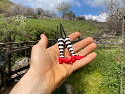 Wicked Witch Legs Mini Plant Pot Decor – Fun Halloween Planter, Spooky Home Decor, Unique Planter for Indoor & Outdoor Plants