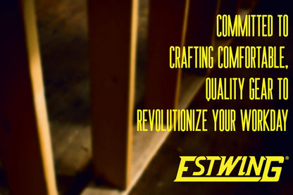 Estwing 8-Pocket Leather Electrician's Tool Pouch for Work and Tool Belts, Flashlight Loop, Tape Chain, Pliers Pockets, 3-inch Tunnel Loop