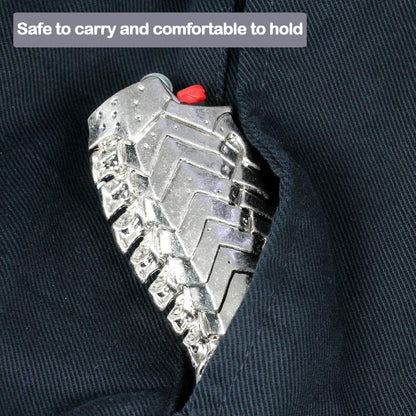 HUMWE 4.3oz Heavy-Duty Metal Lighter Case Cover Holder Sleeve Pouches for BIC Full Size Lighter J6 Creative Ornament (Silver)