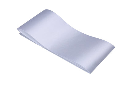 Pack of 6 Blank Satin Pageant Sashes for Princess, Beauty Queen, Homecoming, Winner, Mayor and DIY Decoration, White