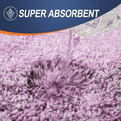 OLANLY Bathroom Runner Rugs Mat 70x24, Extra Soft Absorbent Microfiber Bath Rugs, Rubber Backing, Quick Dry, Long Bath Mats for Bathroom, Tub and Shower, Home Decor Accessories, Pinkish-Purple