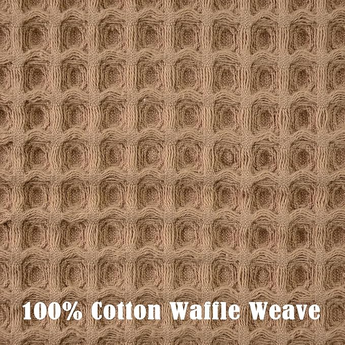 Jacquotha Waffle Bathroom Hand Towels 2-Piece – Cotton, Lightweight, Lint Free