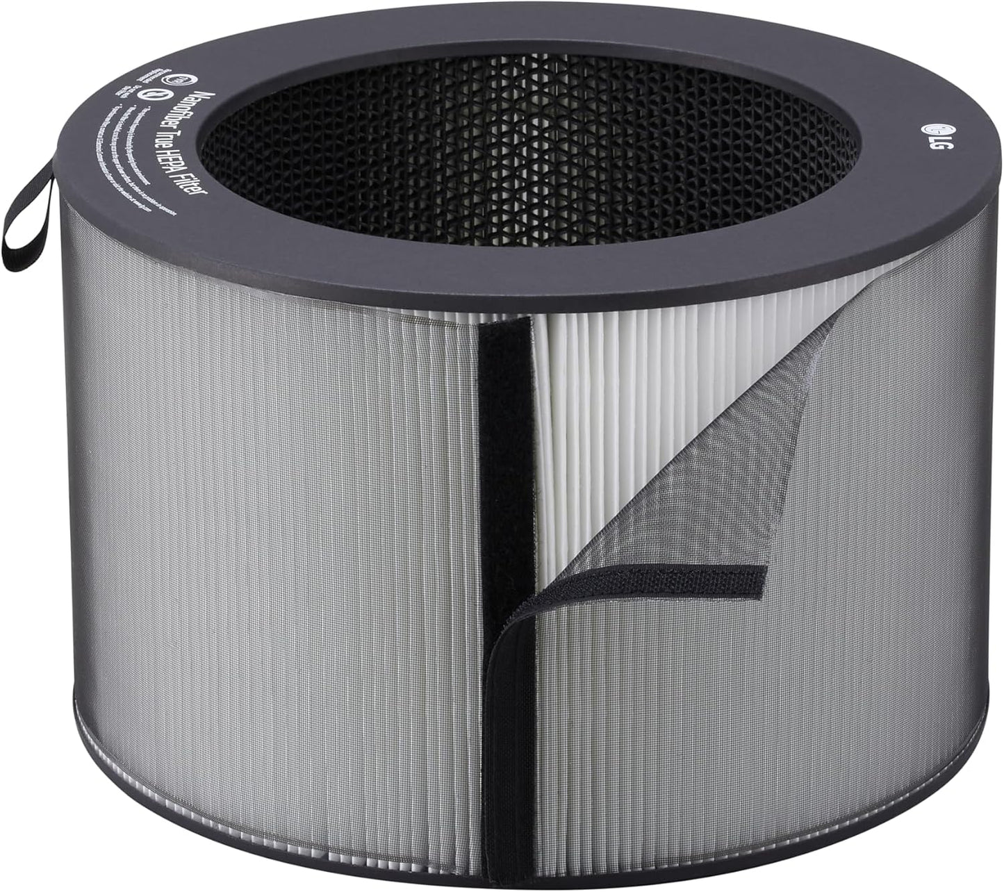 LG PuriCare 360 Air Purifiers for Home, Large and Small Room, Bedroom, Up to 2,059 ft² in 1 Hr with NanoFiber True HEPA Filter, 360 Degrees of Filtration, WiFi, Air Quality Monitor, Low Noise