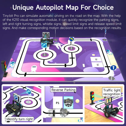 Yahboom Robot Car Adopts MakeCode Graphical Programming, K210 Module Adopts MicroPython Programming