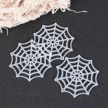 Abaodam Festive Supplies 50Pcs Spider Webs Plastic Cobweb Holiday Accessories for Halloween Decoration () Halloween Cobweb Decorations