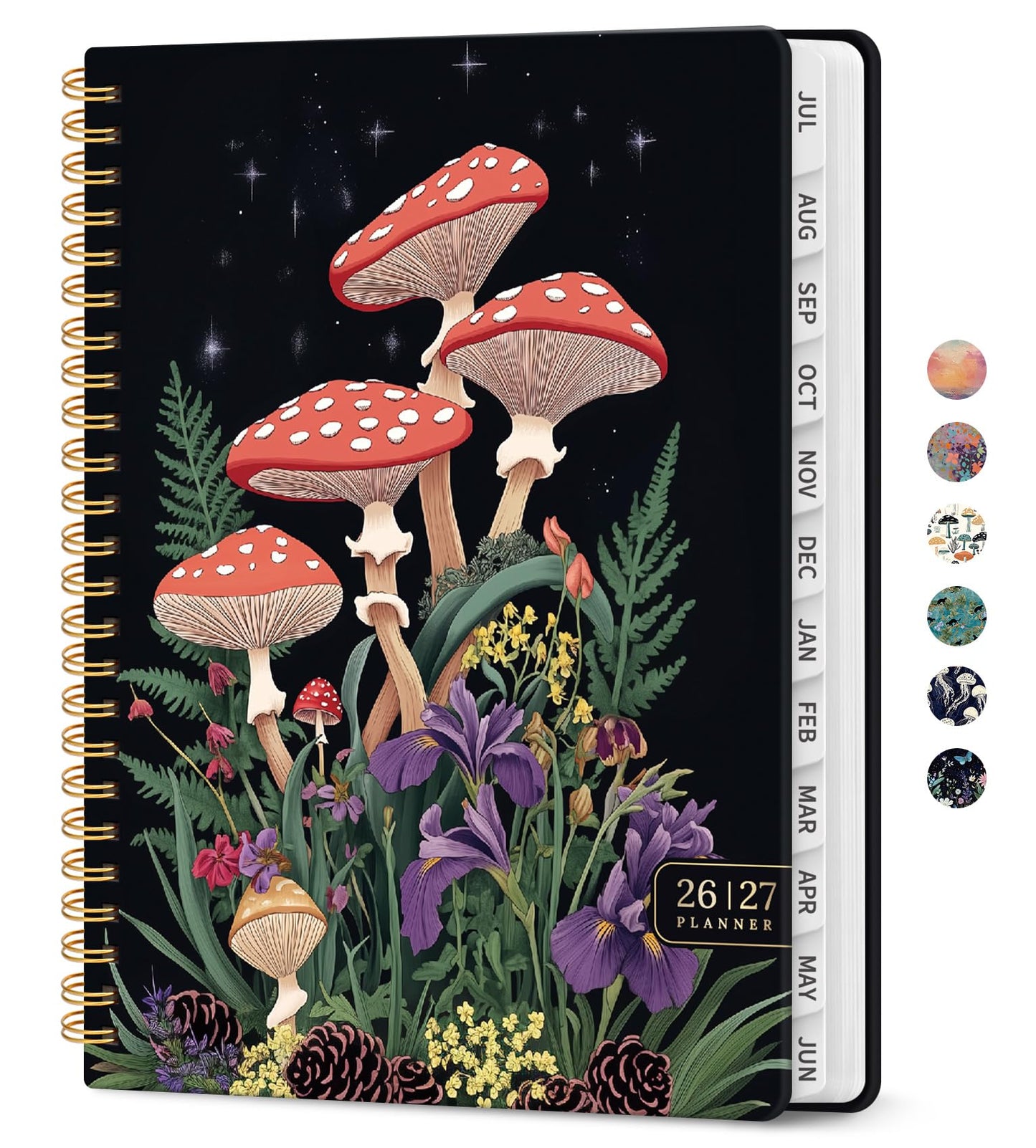 Planner 2026-2027, Academic Year Weekly and Monthly Calender Planner, from Jul 2026 - Jun 2027, Spiral Bound School Planning Book, Perfect for Teacher, Student, Women & Men, A5 (6.3" x 8.5"), Forest Myth