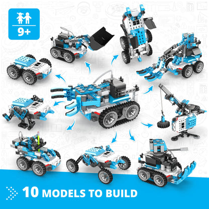 ENGINO- Inventor STEM Toys, Robotorized GinoBot, Construction Toys for Kids 9+, STEM Building Toys, STEM Projects, Gifts for Boys & Girls