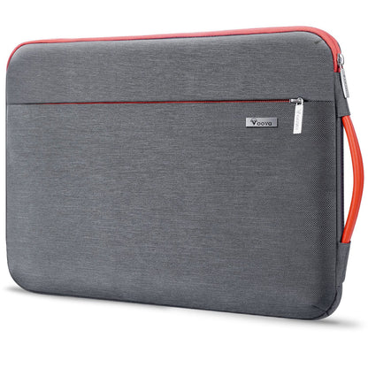 Voova Laptop Sleeve Case 15.6 16 Inch with Handle, 360° Protective Waterproof Slim Computer Bag Cover Compatible with MacBook Pro M2/M3/M4 16, HP Acer Lenovo Yoga ThinkPad Asus Laptop, Grey
