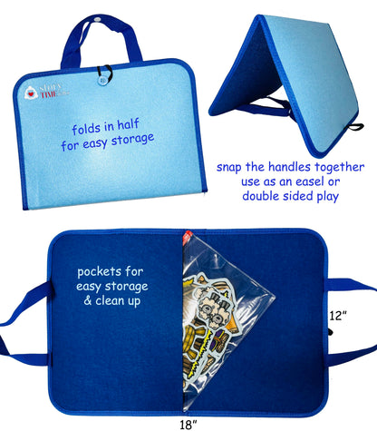 Story Time Felts Nativity Birth of Baby Jesus Felt Figures Flannel Board Stories 25 Pieces Christmas Scene (Small with Flannel Board)