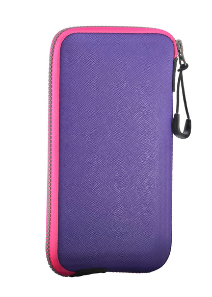 OneJoy Neoprene Phone Pouch, Lightweight Protective Cellphone Sleeve with Large Zipper Opening, Inner Pocket, Thermal Insulated, Durable Cell Phone Carrier for iPhone & Smartphones [ Purple ]