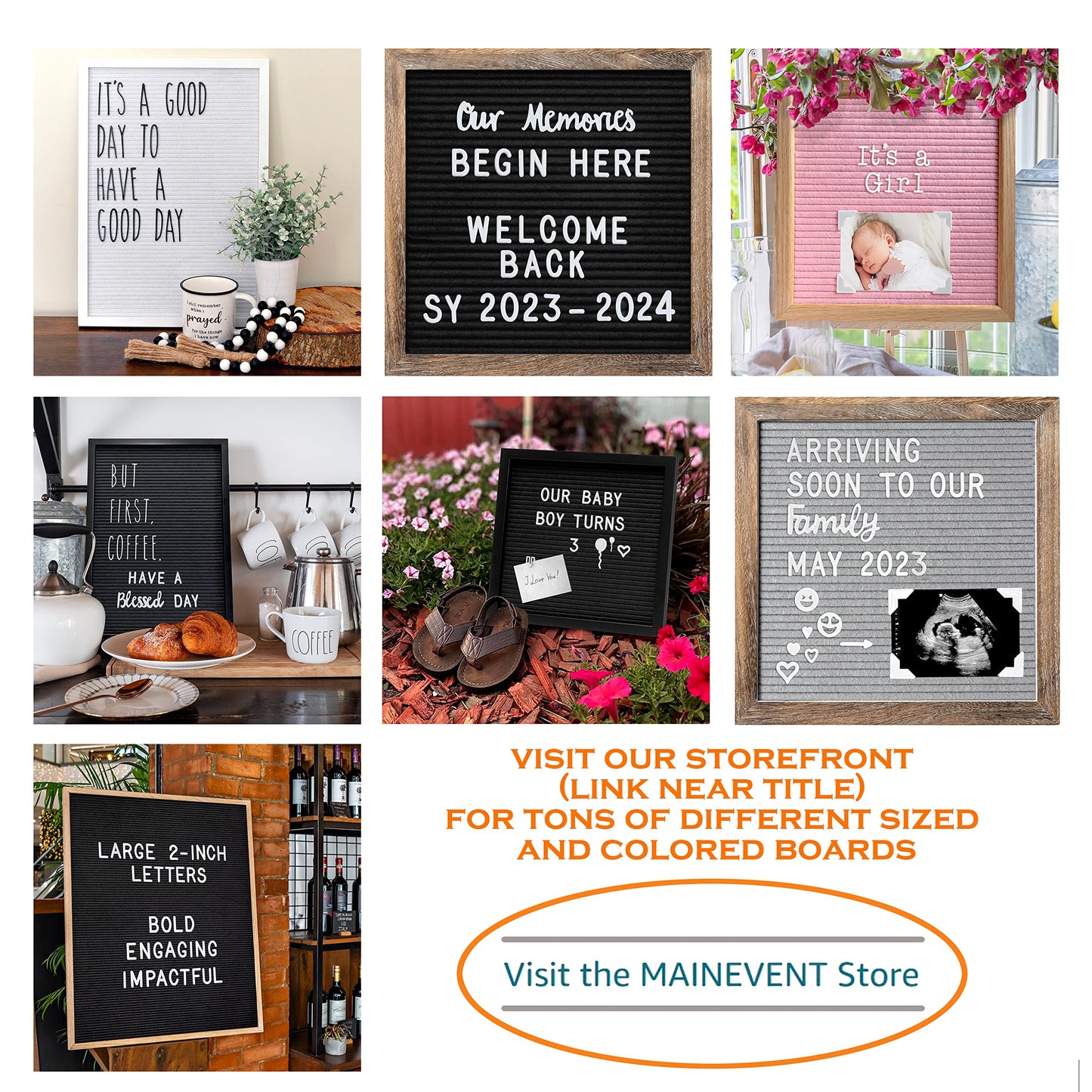 Skinny Letterboard Letters Only Set NO BOARD INCLUDED with Rae Inspired Font Perfect Farmhouse Decor Accessory for Changeable Felt Letter Boards, 2 Inch Black Letters Numbers Symbols Only