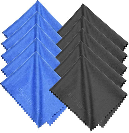 Eco-Fused Blue/Black Microfiber Cloth