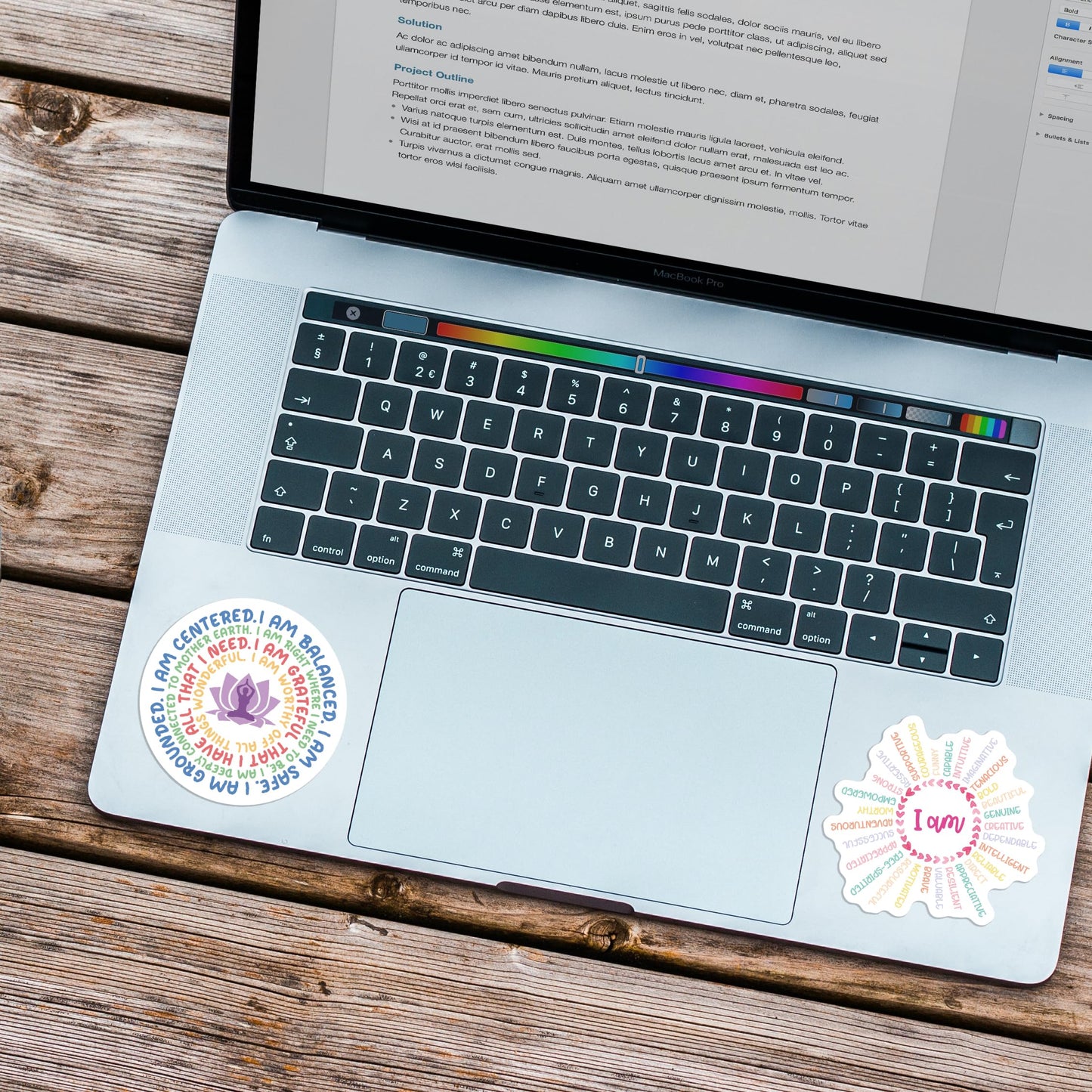 300PCS Motivational Stickers for Vision Board by Puraesla Water Bottles Laptops, Inspirational Quote Waterproof Vinyl for Journals Cups, Affirmation Boho Stickers for Women Holographic