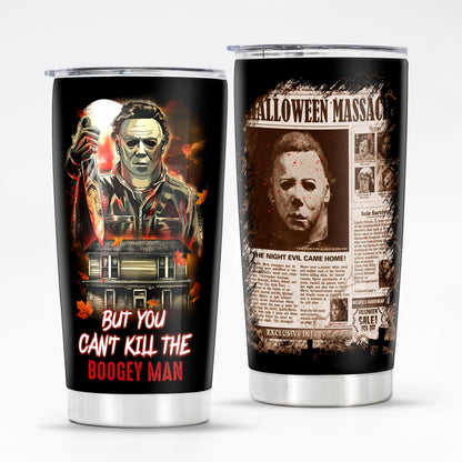 Keraoo 20oz Horror Tumbler, Gift for Men & Women - Halloween Mug & Cup - The Boogey Man Decoration