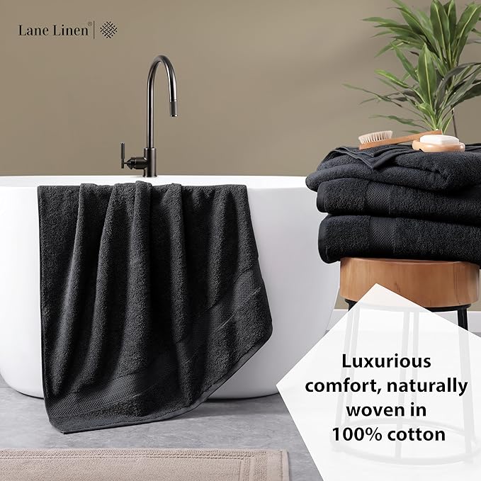 LANE LINEN Bath Towels 4 Pack
