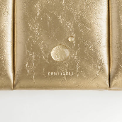 Comfyable Puffy Laptop Sleeve 13 Inch 14 Inch, Puffer Laptop Carrying Case, Pillow Case Compatible with MacBook Air M4 2025 M3 M2 M1, MacBook Pro M5 M4 Pro/Max, Gold