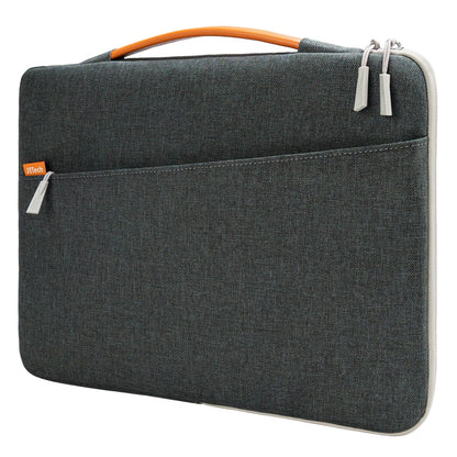 JETech Laptop Sleeve for MacBook Neo (A18 Pro), 13-14Inch MacBook Air/Pro (M1-M5, 2020-2026), Waterproof Bag with Portable Handle and Pocket, Compatible with 13-13.6 Inch Notebook (Dark Grey)
