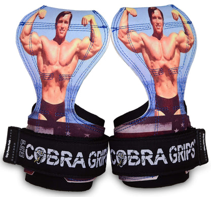 Cobra Grips PRO Weight Lifting Gloves Heavy Duty Straps Alternative Power Lifting Hooks for Deadlifts Adjustable Neoprene Padded Wrist Support Bodybuilding
