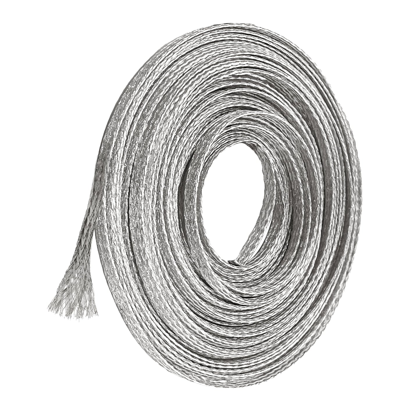 Tin-Plated Copper Reinforcing Strip for Stained Glass – 3.9mm (5/32”) Wide, 9.2m (30.18 ft) Long, Strong & Easy Soldering, Ideal for Large Stained Glass Projects
