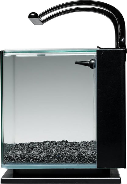 Marineland Contour 3 Aquarium Kit 3 Gallons, Rounded Glass Corners, Includes LED Lighting