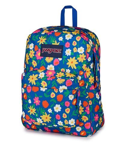 JanSport SuperBreak One Backpack - Durable, Lightweight Bag with 1 Main Compartment, Front Utility Pocket with Built-in Organizer, Premium Backpack, Flower Market