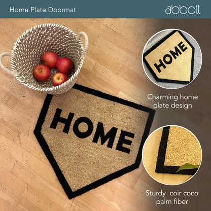 Abbott Collection "Home" Plate Doormat